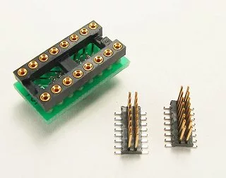 DIP to SOIC-16 Pin Conversion Adapter, with .250" so plugs